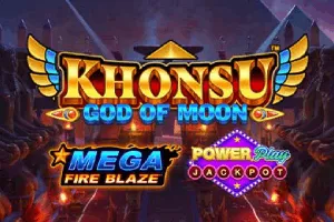 Playtech : Mega Fire Blaze: Khonsu God of Moon PowerPlay Jackpot - FULLBET138